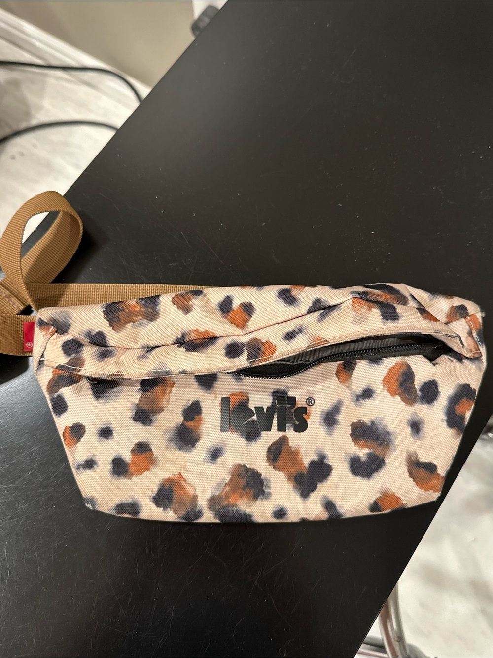 Levi's Leopard Print waist bag - Tan & Brown